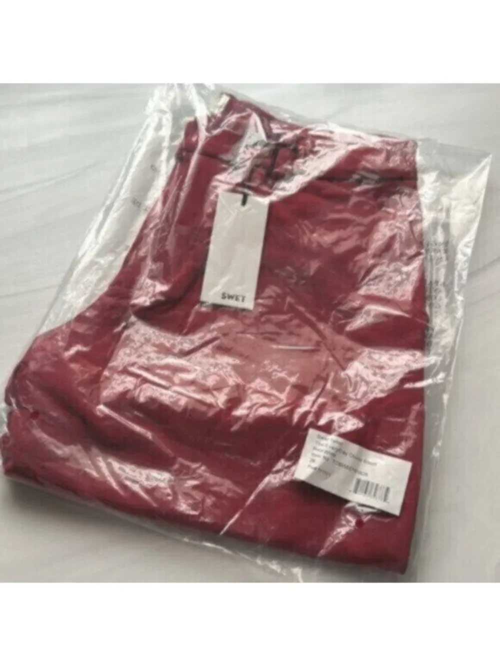 NWT Swet Tailor Men's Red Everyday Chino Short Size 28